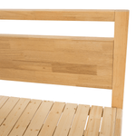Casa si Gradina - Mobilier - Paturi si accesorii - Paturi - Pat matrimonial, 180x200, lemn masiv, natural, SHEILA - Infinity.ro