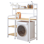 Casa si Gradina - Mobilier - Mobilier baie - Etajere baie - Raft deasupra masinii de spalat, stejar natural/alb, DARBY - Infinity.ro
