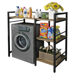 Casa si Gradina - Mobilier - Mobilier baie - Etajere baie - Raftul deasupra masinii de spalat, stejar/negru, BARNET - Infinity.ro