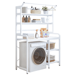 Casa si Gradina - Mobilier - Mobilier baie - Etajere baie - Raft deasupra masinii de spalat, alb, JABIR - Infinity.ro