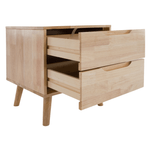Casa si Gradina - Mobilier - Comode si corpuri - Noptiere - Noptiera, lemn masiv, naturala, BRUNI - Infinity.ro