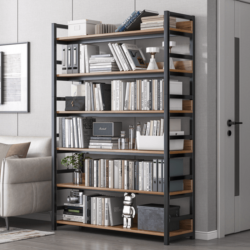 Casa si Gradina - Mobilier - Biblioteci si rafturi - Etajere - Raft, stejar inchis/negru, JANEL TYP 2 - Infinity.ro