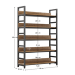 Casa si Gradina - Mobilier - Biblioteci si rafturi - Etajere - Raft, stejar inchis/negru, JANEL TYP 1 - Infinity.ro