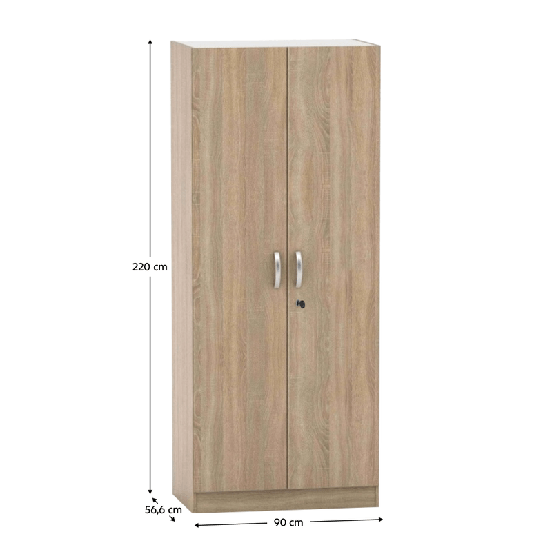 Casa si Gradina - Mobilier - Dulapuri si sifoniere - Dulapuri - Dulap cu lacat, stejar sonoma, BETTY 2 BE02-003-z0 - Infinity.ro