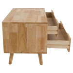 Casa si Gradina - Mobilier - Comode si corpuri - Noptiere - Noptiera, lemn masiv, naturala, BRUNI - Infinity.ro