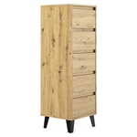 Casa si Gradina - Mobilier - Comode si corpuri - Comode - Comoda, stejar artisan, BOGAN 5S40 - Infinity.ro