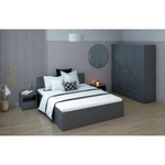 Casa si Gradina - Mobilier - Comode si corpuri - Noptiere - Noptiera, grafit, DOLI - Infinity.ro