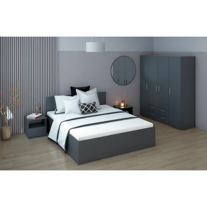 Casa si Gradina - Mobilier - Comode si corpuri - Noptiere - Noptiera, grafit, DOLI - Infinity.ro