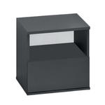 Casa si Gradina - Mobilier - Comode si corpuri - Noptiere - Noptiera, grafit, DOLI - Infinity.ro