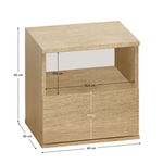 Casa si Gradina - Mobilier - Comode si corpuri - Noptiere - Noptiera, stejar sonoma, DOLI - Infinity.ro