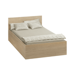 Casa si Gradina - Mobilier - Paturi si accesorii - Paturi - Pat cu somiera metalic si spatiu de depozitare, 120x200, stejar sonoma, DOLI - Infinity.ro