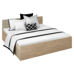 Casa si Gradina - Mobilier - Paturi si accesorii - Paturi - Pat cu somiera metalic si spatiu de depozitare, 180x200, stejar sonoma, DOLI - Infinity.ro