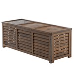 Casa si Gradina - Gradina si terasa - Mobilier exterior - Dulapuri si lazi depozitare exterior - Cutie de depozitare pentru gradina, maro, LADAM - Infinity.ro