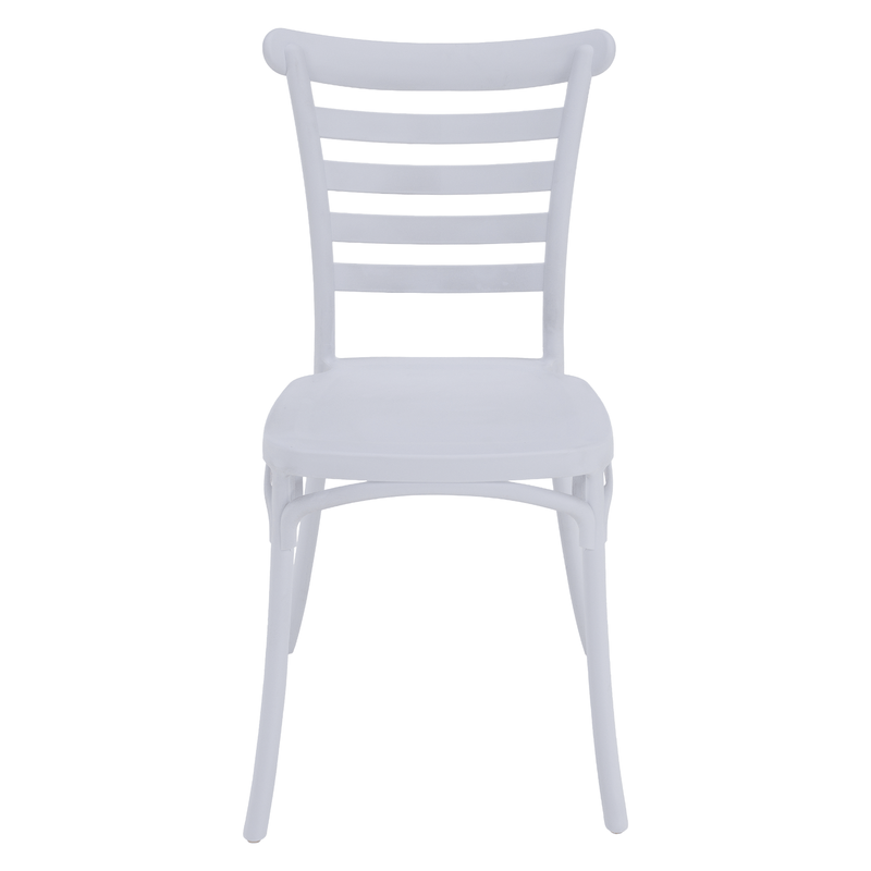 Casa si Gradina - Gradina si terasa - Mobilier exterior - Scaune si sezlonguri gradina - Scaun stivuibil, alb, SAVITO - Infinity.ro