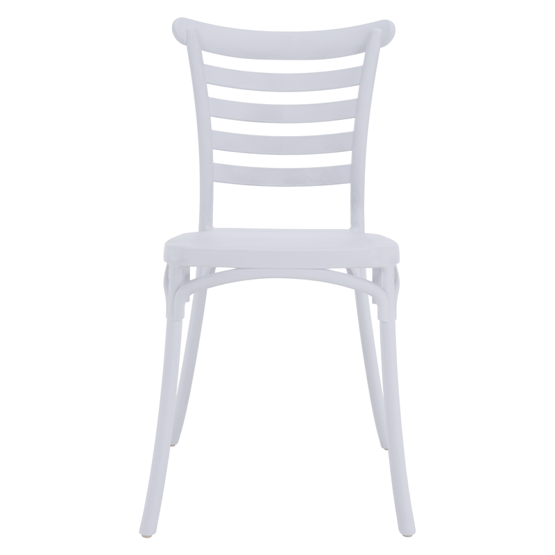 Casa si Gradina - Gradina si terasa - Mobilier exterior - Scaune si sezlonguri gradina - Scaun stivuibil, alb, SAVITO - Infinity.ro