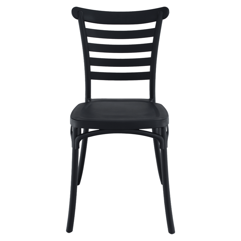 Casa si Gradina - Gradina si terasa - Mobilier exterior - Scaune si sezlonguri gradina - Scaun stivuibil, negru, SAVITO - Infinity.ro