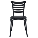 Casa si Gradina - Gradina si terasa - Mobilier exterior - Scaune si sezlonguri gradina - Scaun stivuibil, negru, SAVITO - Infinity.ro
