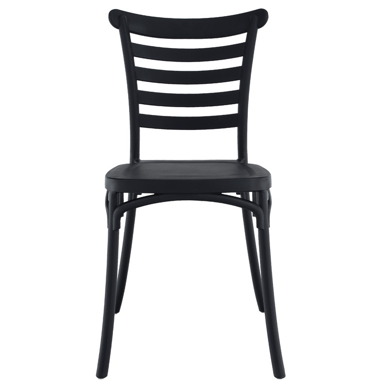 Casa si Gradina - Gradina si terasa - Mobilier exterior - Scaune si sezlonguri gradina - Scaun stivuibil, negru, SAVITO - Infinity.ro