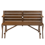 Casa si Gradina - Gradina si terasa - Mobilier exterior - Seturi mobila gradina - Masa de gradina/banca, 2in1, maro, ZAGIR - Infinity.ro