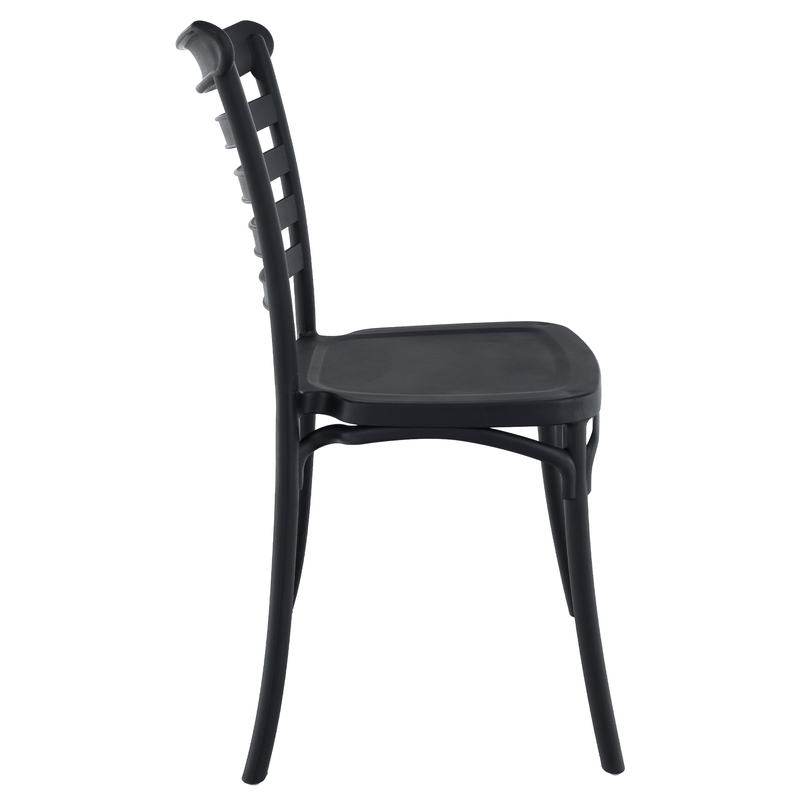 Casa si Gradina - Gradina si terasa - Mobilier exterior - Scaune si sezlonguri gradina - Scaun stivuibil, negru, SAVITO - Infinity.ro