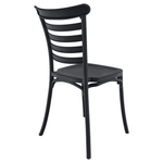 Casa si Gradina - Gradina si terasa - Mobilier exterior - Scaune si sezlonguri gradina - Scaun stivuibil, negru, SAVITO - Infinity.ro