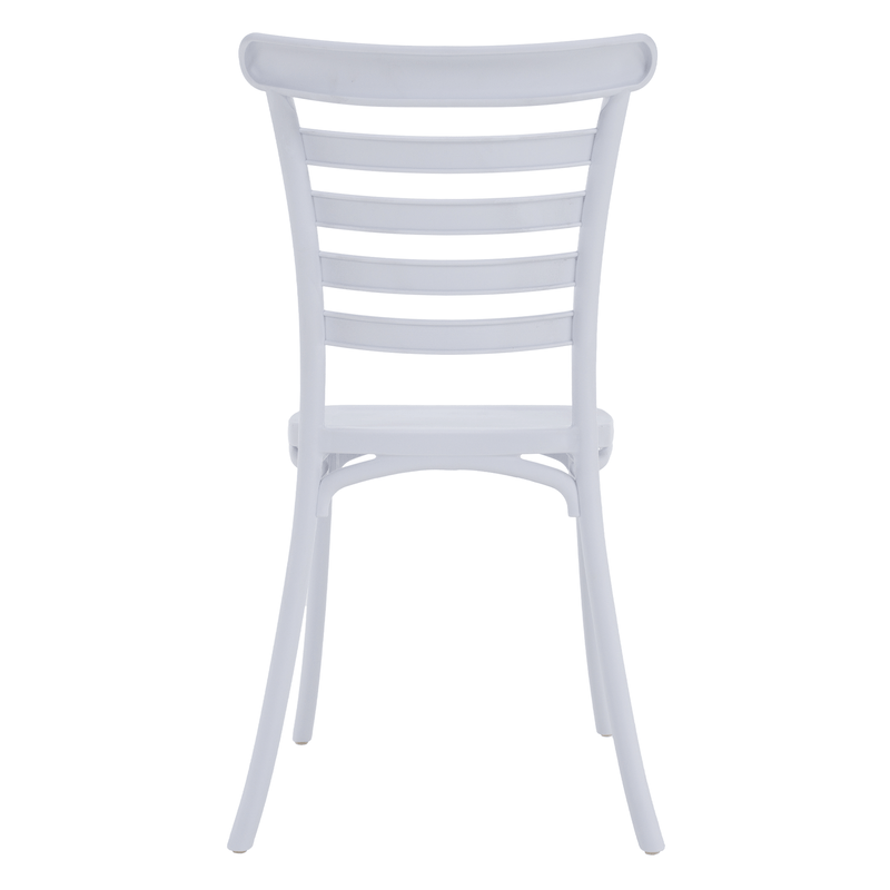 Casa si Gradina - Gradina si terasa - Mobilier exterior - Scaune si sezlonguri gradina - Scaun stivuibil, alb, SAVITO - Infinity.ro