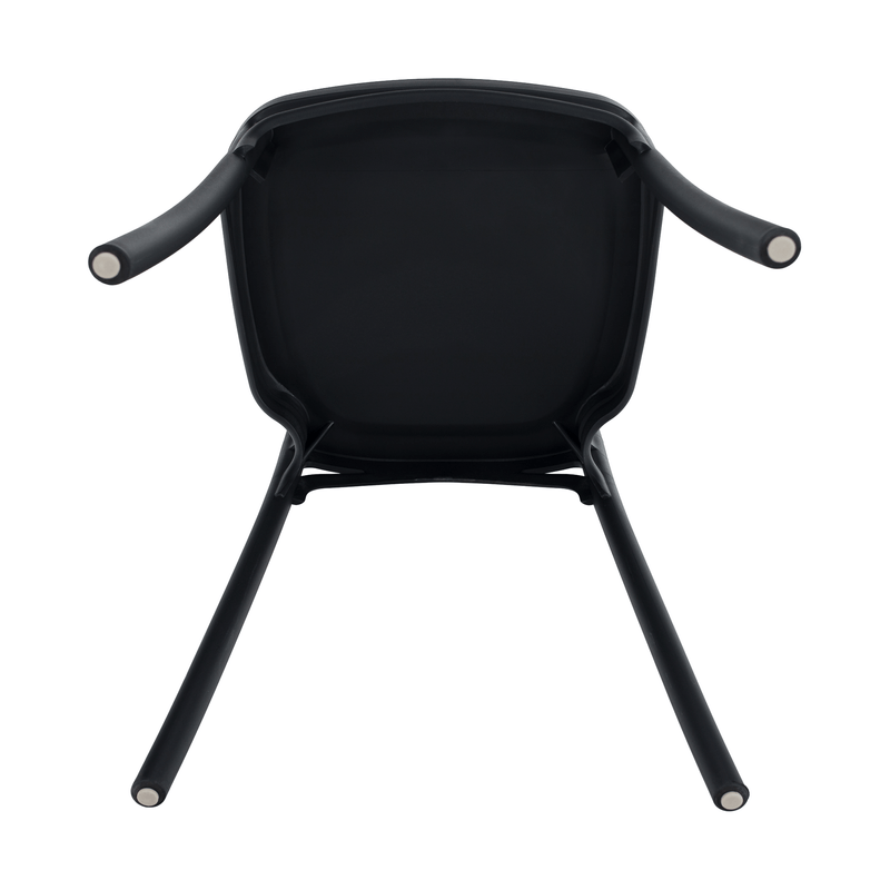 Casa si Gradina - Gradina si terasa - Mobilier exterior - Scaune si sezlonguri gradina - Scaun stivuibil, negru, SAVITO - Infinity.ro