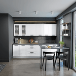 Casa si Gradina - Mobilier - Seturi de mobilier - Seturi bucatarie - Dulap inalt, cu rafturi, alb, LULA 60 DK-210 2F - Infinity.ro