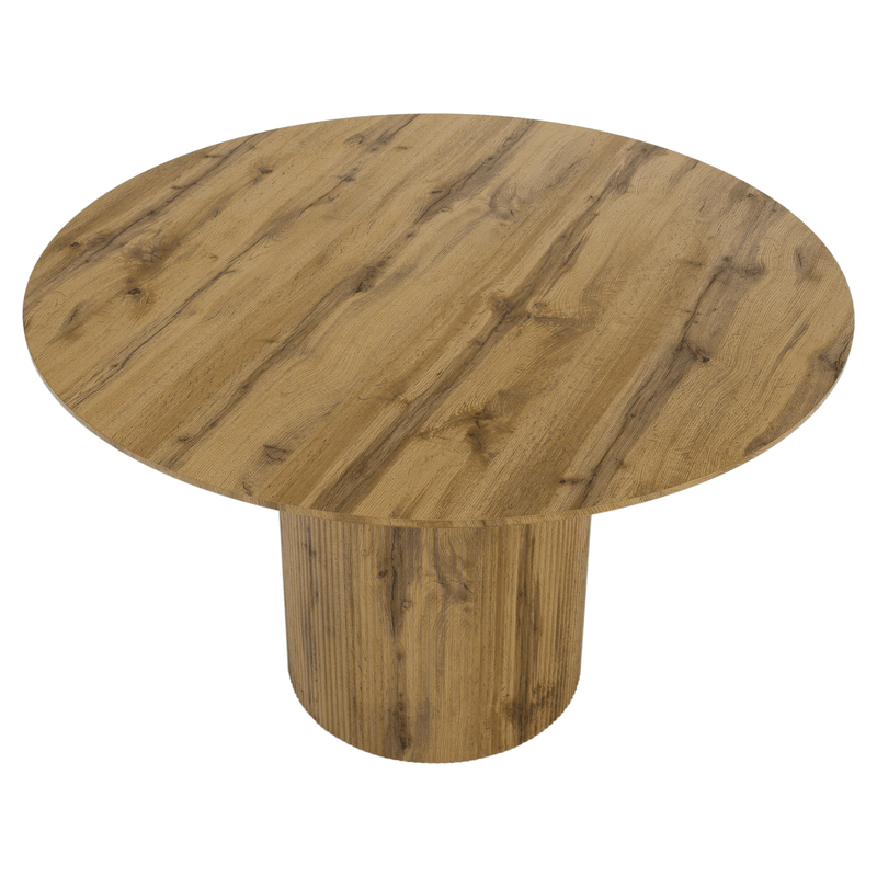 Casa si Gradina - Mobilier - Mese si birouri - Mese bucatarie si dining - Masa de sufragerie, stejar, diametru 120 cm, MAHIR TIP 2 - Infinity.ro