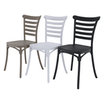 Casa si Gradina - Gradina si terasa - Mobilier exterior - Scaune si sezlonguri gradina - Scaun stivuibil, negru, SAVITO - Infinity.ro