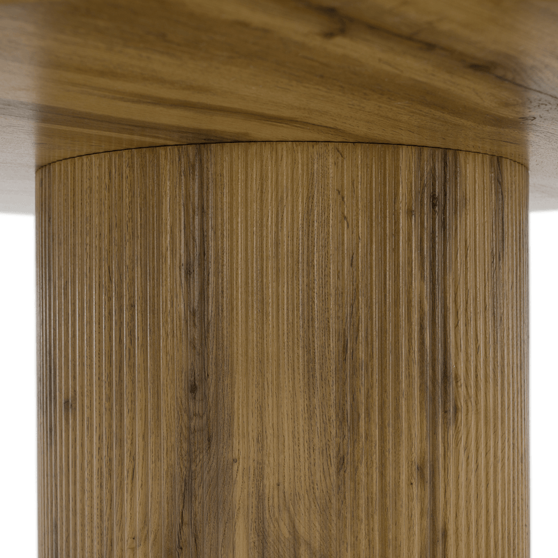Casa si Gradina - Mobilier - Mese si birouri - Mese bucatarie si dining - Masa de sufragerie, stejar, diametru 120 cm, MAHIR TIP 2 - Infinity.ro