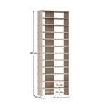 Casa si Gradina - Mobilier - Dulapuri si sifoniere - Dulapuri pantofi - Raft inalt/pantofar, stejar sonoma, OSKI - Infinity.ro