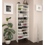 Casa si Gradina - Mobilier - Dulapuri si sifoniere - Dulapuri pantofi - Raft inalt/pantofar, alba, OSKI - Infinity.ro