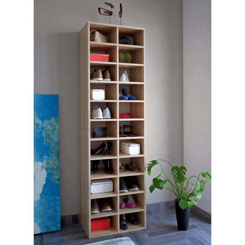 Casa si Gradina - Mobilier - Dulapuri si sifoniere - Dulapuri pantofi - Raft inalt/pantofar, stejar sonoma, IGNO - Infinity.ro