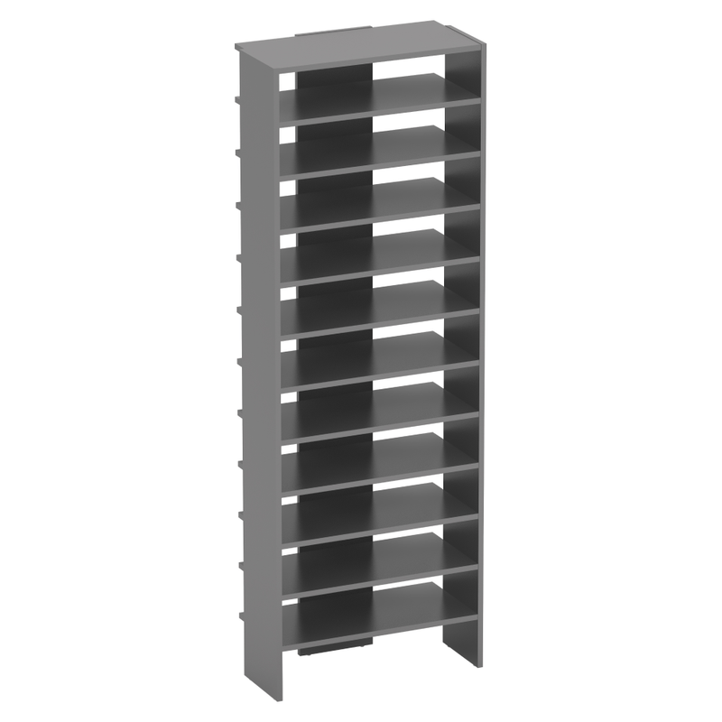 Casa si Gradina - Mobilier - Dulapuri si sifoniere - Dulapuri pantofi - Raft inalt/pantofar, grafit, OSKI - Infinity.ro