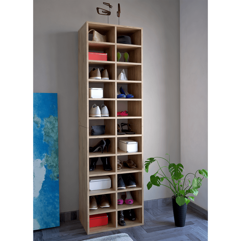 Casa si Gradina - Mobilier - Dulapuri si sifoniere - Dulapuri pantofi - Raft inalt/pantofar, stejar artizanal, IGNO - Infinity.ro