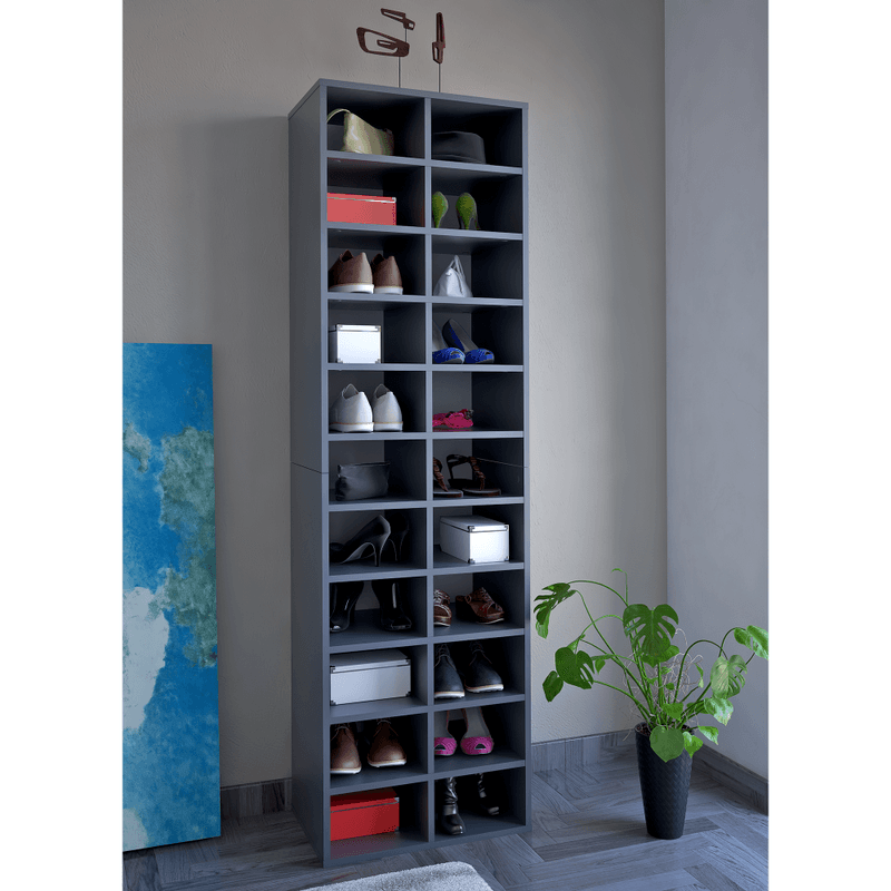 Casa si Gradina - Mobilier - Dulapuri si sifoniere - Dulapuri pantofi - Raft inalt/pantofar, grafit, IGNO - Infinity.ro