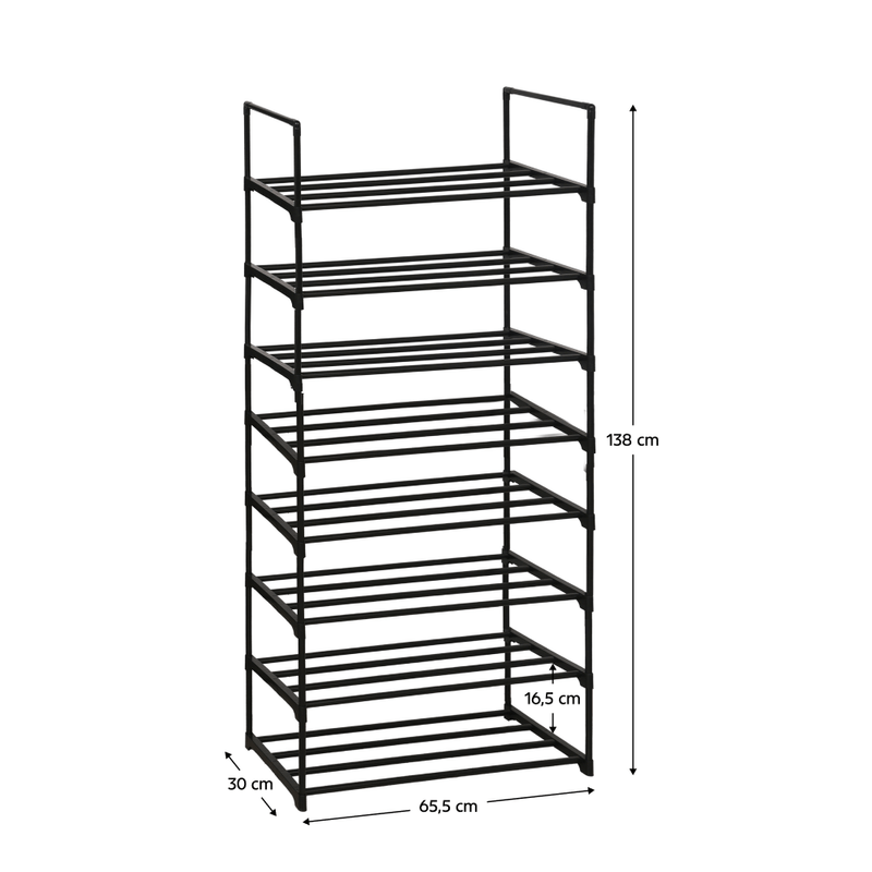 Casa si Gradina - Mobilier - Dulapuri si sifoniere - Dulapuri pantofi - Pantofar, negru, LAURIN - Infinity.ro