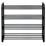 Casa si Gradina - Mobilier - Dulapuri si sifoniere - Dulapuri pantofi - Pantofar, 4 rafturi, negru, FERRUM - Infinity.ro