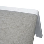 Casa si Gradina - Mobilier - Seturi de mobilier - Seturi mese si scaune - Set de sufragerie 1+4, alb/gri bej, SOMIN - Infinity.ro