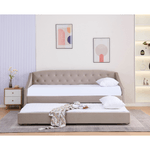Casa si Gradina - Mobilier - Mobilier copii - Patuturi copii - Pat extensibil, maro-gri Taupe, ALODA - Infinity.ro