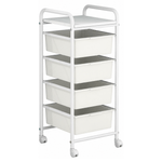 Casa si Gradina - Mobilier - Biblioteci si rafturi - Etajere - Raft mobil, alb, SUFIK - Infinity.ro
