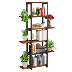 Casa si Gradina - Mobilier - Biblioteci si rafturi - Etajere - Raft, negru/lemn rustic, LEMY - Infinity.ro