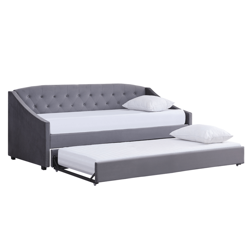Casa si Gradina - Mobilier - Mobilier copii - Patuturi copii - Pat extensibil, gri, ALODA - Infinity.ro