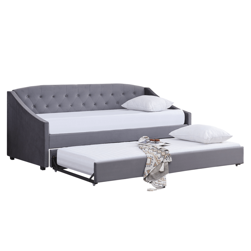 Casa si Gradina - Mobilier - Mobilier copii - Patuturi copii - Pat extensibil, gri, ALODA - Infinity.ro