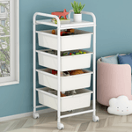 Casa si Gradina - Mobilier - Biblioteci si rafturi - Etajere - Raft mobil, alb, SUFIK - Infinity.ro