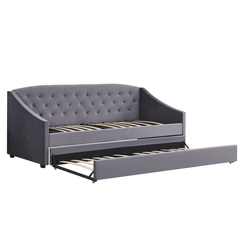 Casa si Gradina - Mobilier - Mobilier copii - Patuturi copii - Pat extensibil, gri, ALODA - Infinity.ro