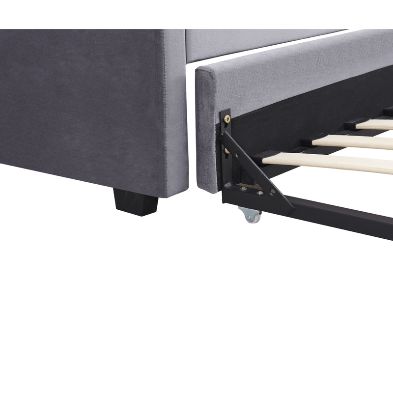Casa si Gradina - Mobilier - Mobilier copii - Patuturi copii - Pat extensibil, gri, ALODA - Infinity.ro