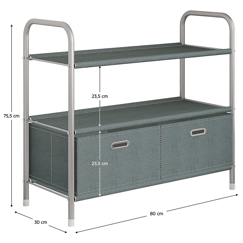 Casa si Gradina - Mobilier - Biblioteci si rafturi - Etajere - Raft, gri, METODA - Infinity.ro