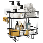 Casa si Gradina - Mobilier - Mobilier baie - Etajere baie - Organizator pentru baie, negru, SABRINA - Infinity.ro